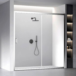 Изображение товара Душевая дверь Veconi Vianno VN60-200-01-C5, 200 см, стекло прозрачное, профиль хром