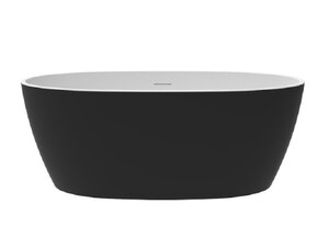 Изображение товара Ванна акриловая Corpa Nera Bosso CN130104, 170 х 76 см, черный матовый