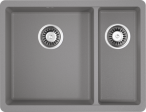 Изображение товара Мойка кухонная Omoikiri Kata 4993390 55-2-U-GR artgranit/leningrad grey