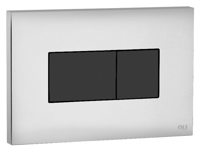 Изображение товара Клавиша OLI Karisma пневматическая 641019 хром, черная