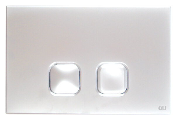 Изображение товара Клавиша для унитаза OLI Plain 070827 хром двухрежимный механизм и стильный дизайн