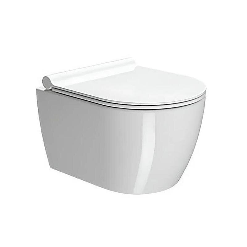 Изображение товара Подвесной унитаз GSI Pura 8802FR211 с безободковым смывом Swirlflush Изображение товара Подвесной унитаз GSI Pura 8802FR211 с безободковым смывом Swirlflush