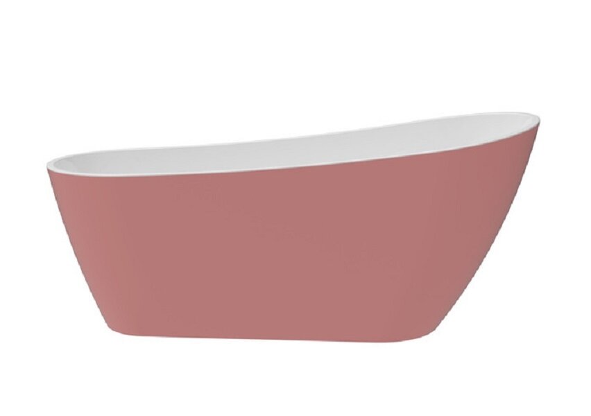 Изображение товара Акриловая ванна Corpa Nera Viotti CN130108 170x74 см розовый матовый