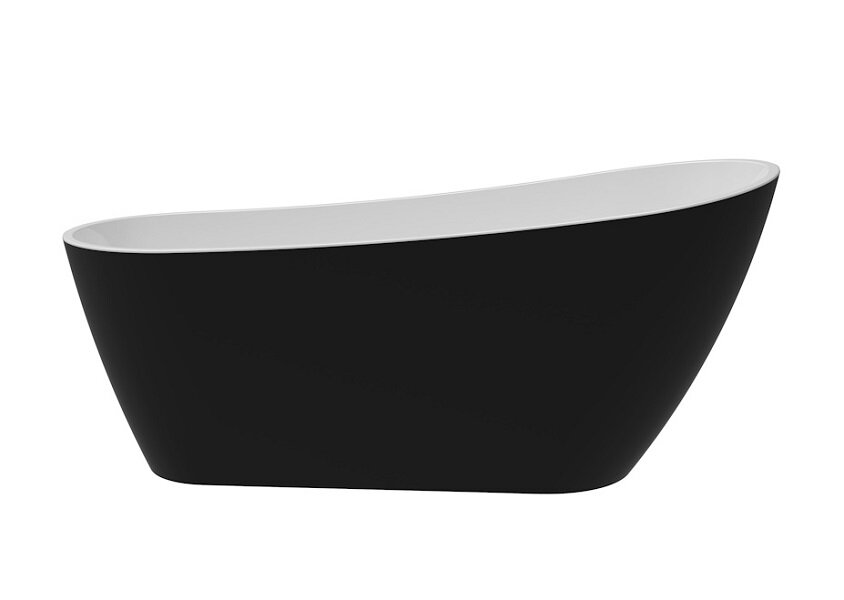 Изображение товара Акриловая ванна Corpa Nera Viotti CN130110 170x74 см черный матовый