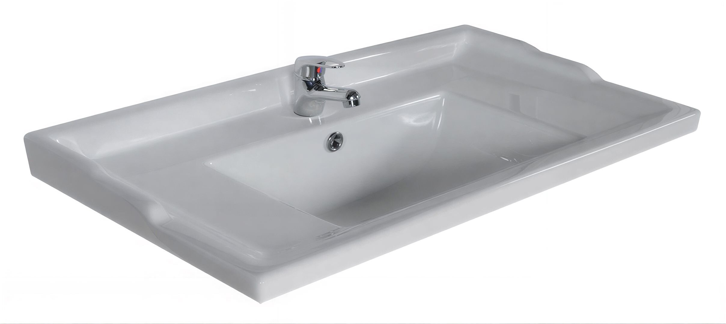Изображение товара Мебельная раковина ASB-Woodline Melana 800-F80 белая для ванной и кухни