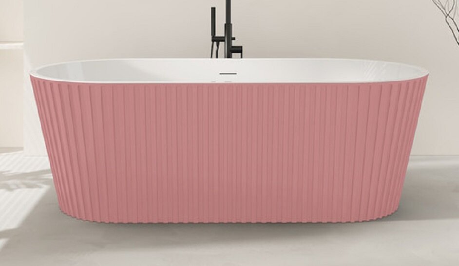 Изображение товара Ванна акриловая Corpa Nera Bonini CN130112, 170 х 80 см, розовый матовый