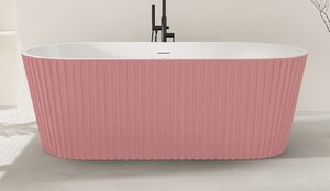 Изображение товара Ванна акриловая Corpa Nera Bonini CN130112, 170 х 80 см, розовый матовый