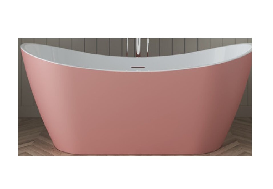 Изображение товара Акриловая ванна Corpa Nera Paganini CN130117 170х80 см розовый матовый