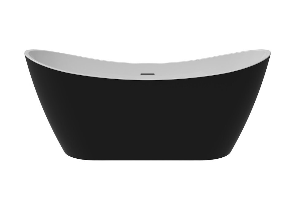 Изображение товара Ванна акриловая Corpa Nera Paganini CN130118, 170 х 80 см, черный матовый