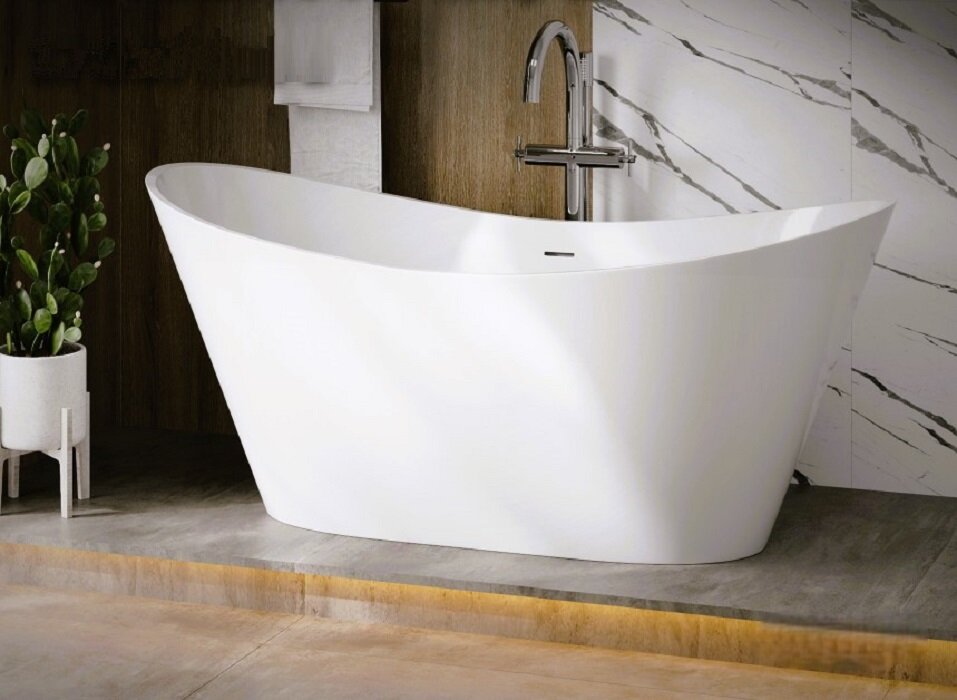 Изображение товара Акриловая ванна Corpa Nera Paganini CN130202, 170x75 см, белая, отдельно стоящая Изображение товара Акриловая ванна Corpa Nera Paganini CN130202, 170x75 см, белая, отдельно стоящая