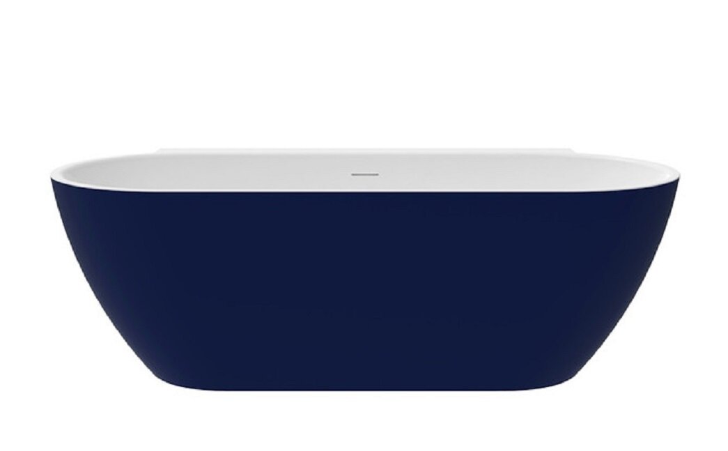 Изображение товара Акриловая отдельностоящая ванна Corpa Nera Salieri 170x80 см синий матовый