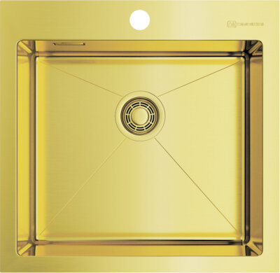 Изображение товара Мойка кухонная Omoikiri Akisame 51-LG светлое золото с PVD покрытием