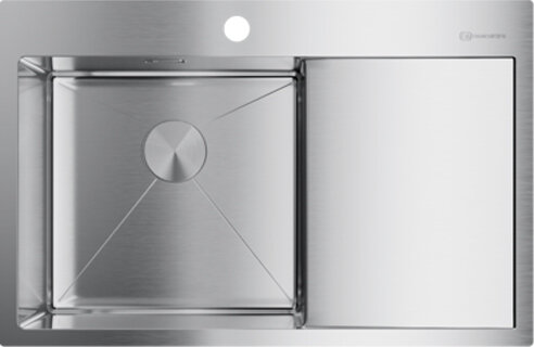 Изображение товара Кухонная мойка Omoikiri Akisame 78-IN-L 4973060 нержавеющая сталь
