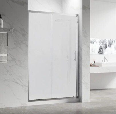 Изображение товара Душевая дверь Veconi Vianno VN55M-150-07-C8 150 см матовое стекло хром профиль