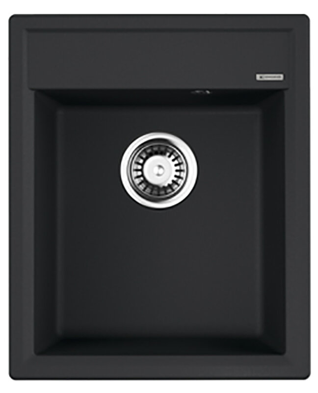 Изображение товара Кухонная мойка Omoikiri Daisen 42-BL черная, накладная, из Tetogranit