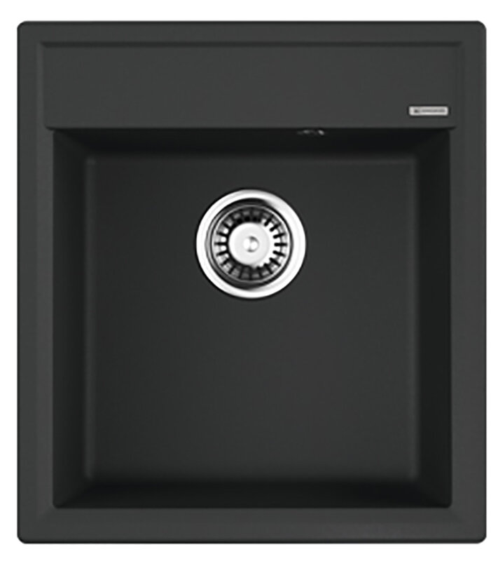 Изображение товара Кухонная мойка Omoikiri Daisen 46-BL черная из кварцогранита