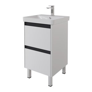 Изображение товара Тумба под раковину Dreja Luxury Plus 99.2027, 50 см, подвесная/напольная, цвет белый матовый