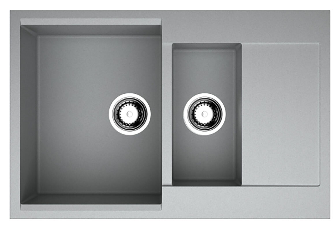 Изображение товара Мойка кухонная Omoikiri Daisen 78-2-GR 4993332 leningrad grey