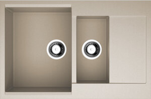 Изображение товара Мойка кухонная Omoikiri Daisen 78-2-SA 4993417 бежевая