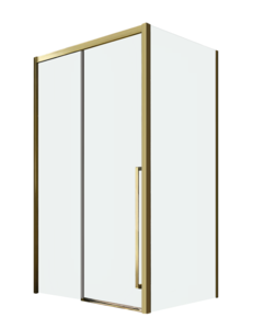 Изображение товара Душевой уголок Veconi Premium Trento 120x80 см с золотым профилем