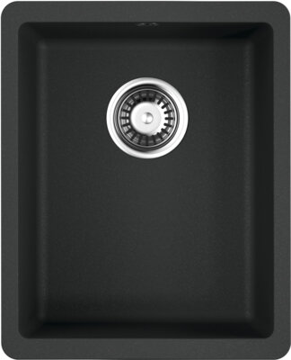 Изображение товара Кухонная мойка Omoikiri Kata 34-U-BL черная матовая, искусственный камень