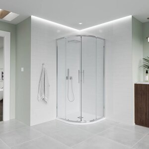 Изображение товара Душевой уголок Veconi Evo 200 CH, E2-CH-9090-01-C9, 90 x 90 см, стекло прозрачное, профиль хром