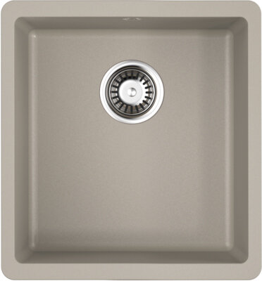 Изображение товара Кухонная мойка Omoikiri Kata 40-U-SA бежевая с комплектом креплений и сифоном