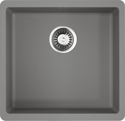 Изображение товара Кухонная мойка из искусственного камня Omoikiri Kata 44-U-GR серый, 44 см