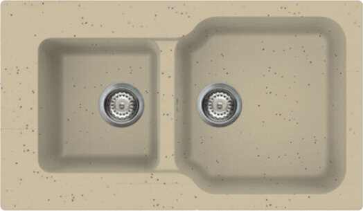 Изображение товара Кухонная мойка Omoikiri Maru 86-2-СH шампань 2 чаши матовая