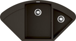 Изображение товара Кухонная мойка Omoikiri Sakaime 105C-DC темный шоколад с угловым монтажом