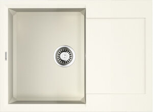 Изображение товара Кухонная мойка Omoikiri Sakaime 68-WH из Tetogranit белая угловая