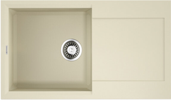 Изображение товара Кухонная мойка Omoikiri Sakaime 79-BE ваниль угловая из Tetogranit Изображение товара Кухонная мойка Omoikiri Sakaime 79-BE ваниль угловая из Tetogranit