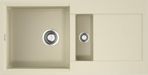 Изображение товара Кухонная мойка Omoikiri Sakaime 86-2-BE ваниль угловая 86 см