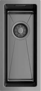 Изображение товара Мойка кухонная Omoikiri Taki 20-U/IF-GM 4973105 воронёная сталь, gunmetal