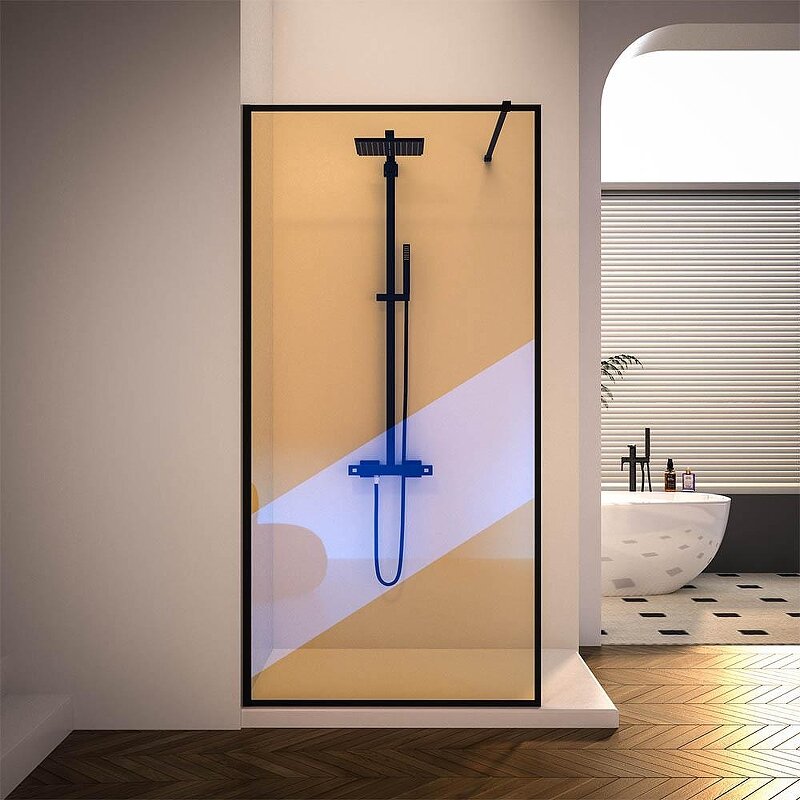 Изображение товара Душевая стенка Veconi Korato KR81BC-110-09-C8 110 см хамелеон стекло Easy Clean