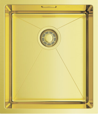 Изображение товара Кухонная мойка Omoikiri Taki 38-U/IF-LG светлое золото из нержавеющей стали