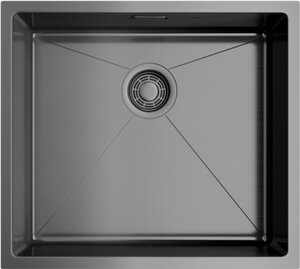 Изображение товара Мойка кухонная Omoikiri Taki 49-U/IF-GM 4973524 воронёная сталь, gunmetal