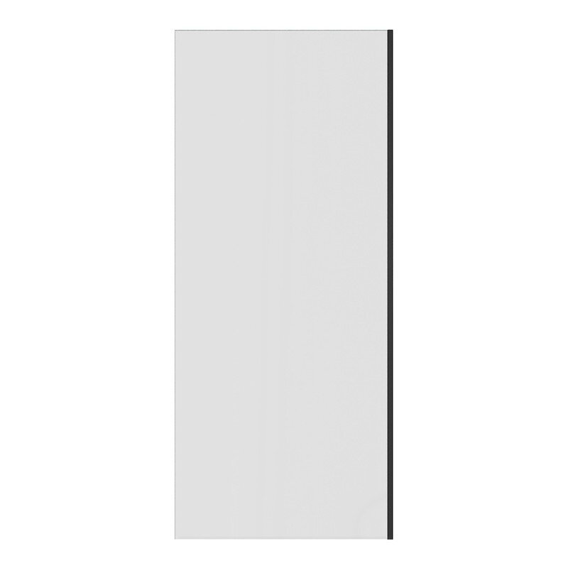 Изображение товара Душевая шторка Corpa Nera Bertoni CN00271 60x140 см стекло прозрачное профиль черный матовый