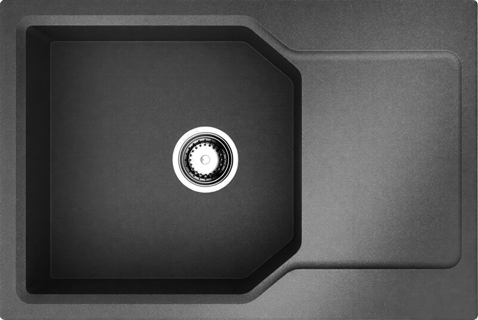 Изображение товара Мойка Omoikiri Yonaka 78-LB-BL Черная искусственный камень 78 см Изображение товара Мойка Omoikiri Yonaka 78-LB-BL Черная искусственный камень 78 см