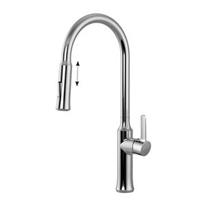 Изображение товара Смеситель Clever Grifos Chef 99440 для кухни с вытягиваемым изливом