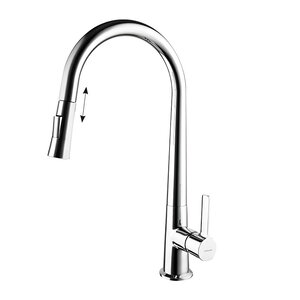 Изображение товара Смеситель Clever Grifos Chef 99442 для кухонной мойки, вытягиваемый излив, хром