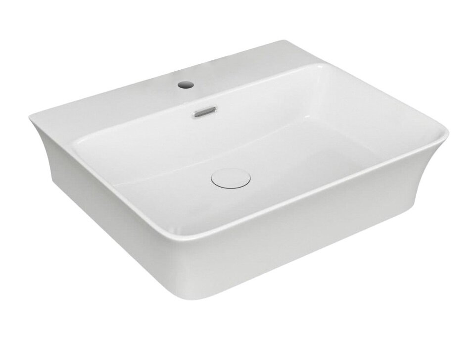 Изображение товара Раковина Corpa Nera Salieri CN50002, накладная, фарфор, 49 см, белая