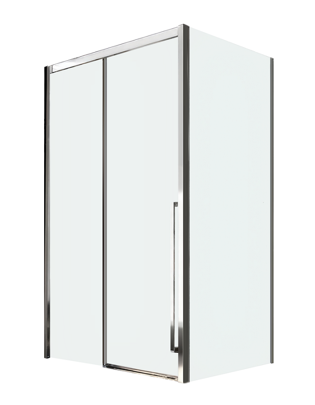 Изображение товара Душевой уголок Veconi Premium Trento 130x90 см прозрачное стекло хром профиль