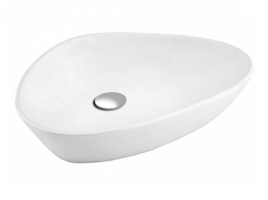 Изображение товара Раковина Corpa Nera Paganini CN50802 треугольная накладная 60 см фарфор белая