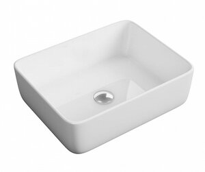 Изображение товара Раковина Corpa Nera Grossi CN50302 50 см накладная белая из фарфора для ванной кухни
