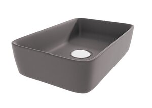 Изображение товара Раковина Corpa Nera Grossi CN50292, 50 см, накладная, фарфор, графит матовый 