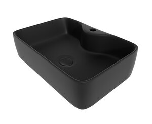 Изображение товара Раковина Corpa Nera Grossi CN50297, 48 см, накладная, фарфор, чёрный матовый