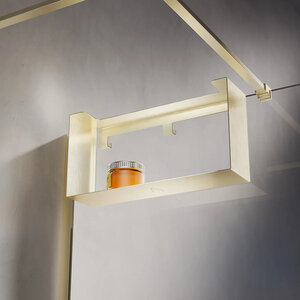 Изображение товара Полка для душевого ограждения Veconi Loft, LF-G-C9, 40 см, золото