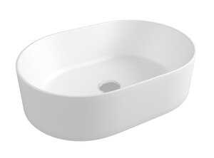 Изображение товара Раковина Corpa Nera Clementi CN50606, 46 см, накладная, фарфор, белый