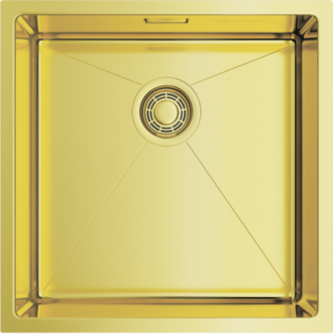 Изображение товара Мойка кухонная Omoikiri Taki 44x44 светлое золото из нержавеющей стали